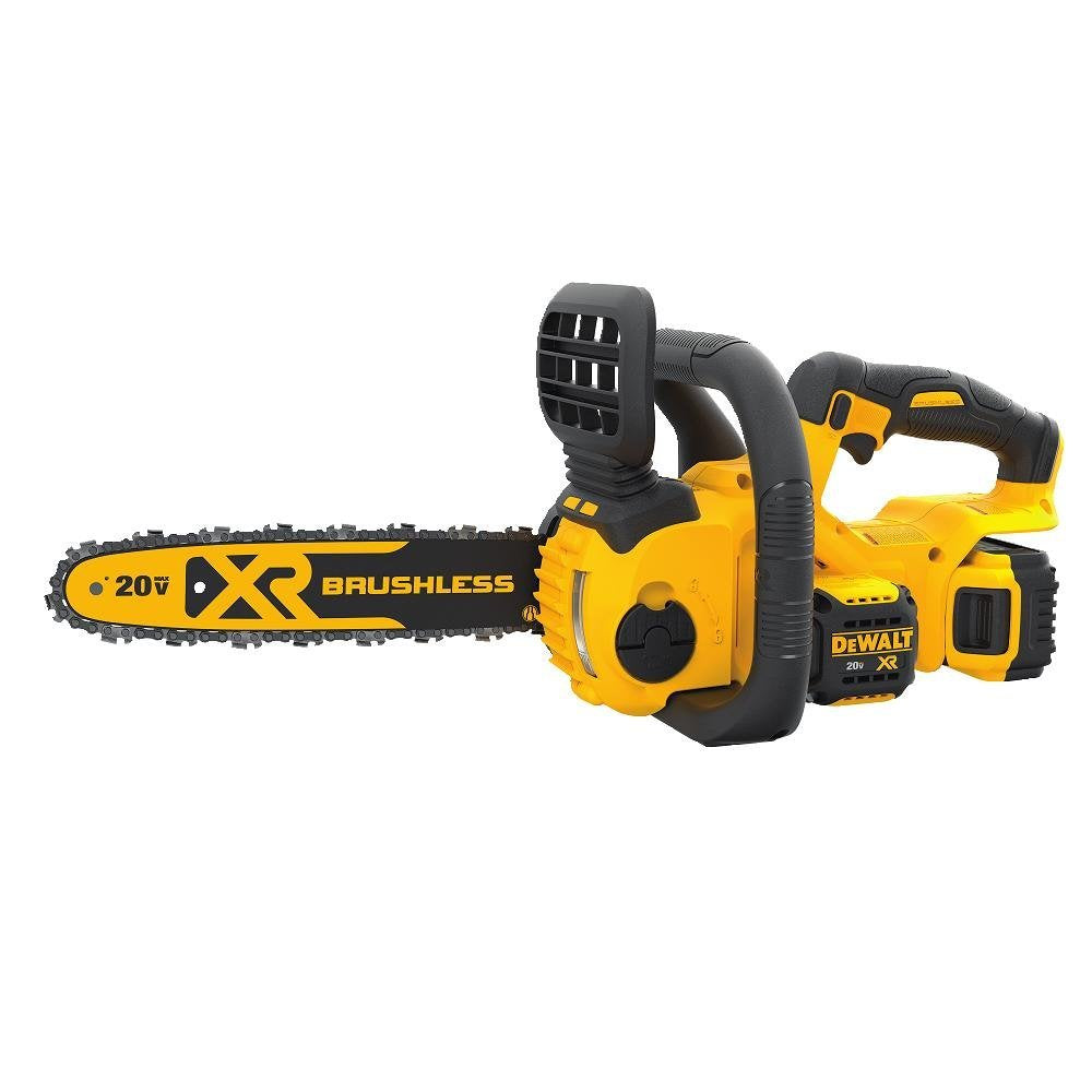 DeWalt DCCS620P1 Brushless XR Compact Cordless Chainsaw Kit (5Ah), 12", 20V MAX