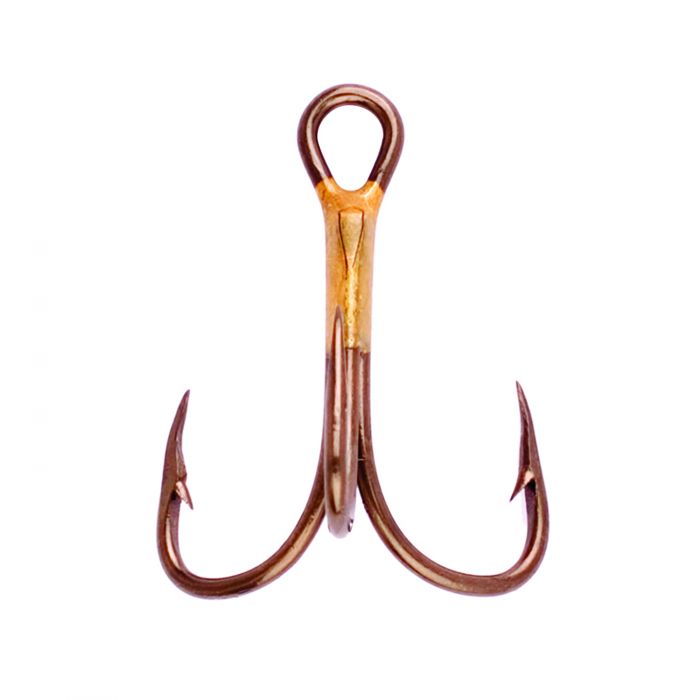 Eagle Claw 0848-0757 Curved Point Treble Hook w/ Bronze Finish, Size 4 –  Toolbox Supply