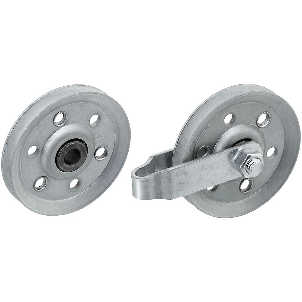 National Hardware N280-578 Door Pulley, Steel, Galvanized, 3"