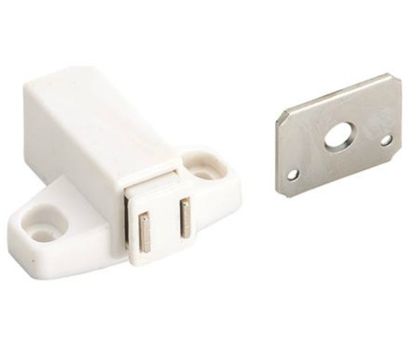 Amerock BP32301W Single Magnetic Touch Latch, White