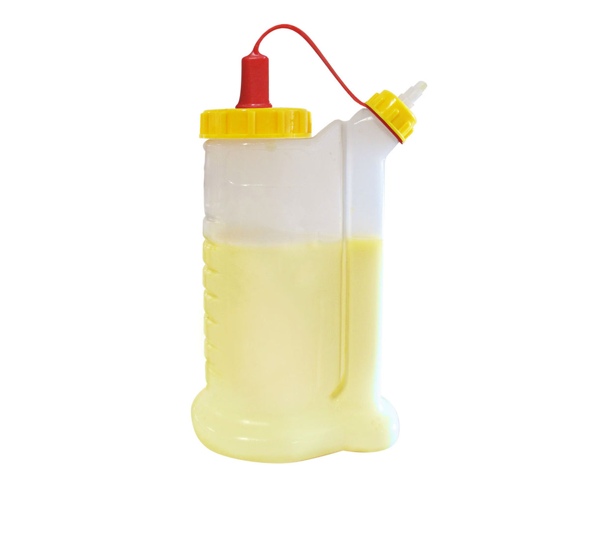 FastCap 8284003 GluBot Reusable Glue Bottle, Yellow, 16 Oz