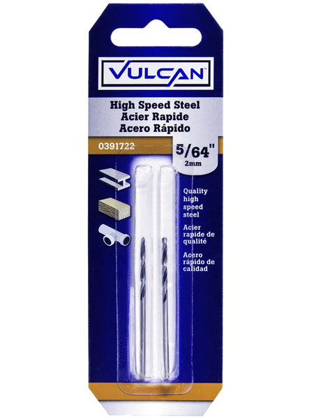 Vulcan 230271OR Straight Shank Drill Bit, High Speed Steel