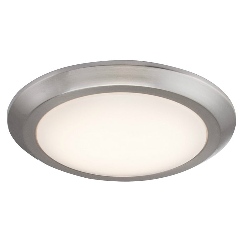 Boston Harbor CL006AC1215-12 Flush Mount Ceiling Light Fixture, Brushed Nickel