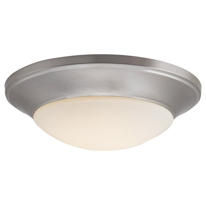 Boston Harbor 7146103 Flush Mount LED Ceiling Light Fixture, 800 Lumens, Brushed Nickel