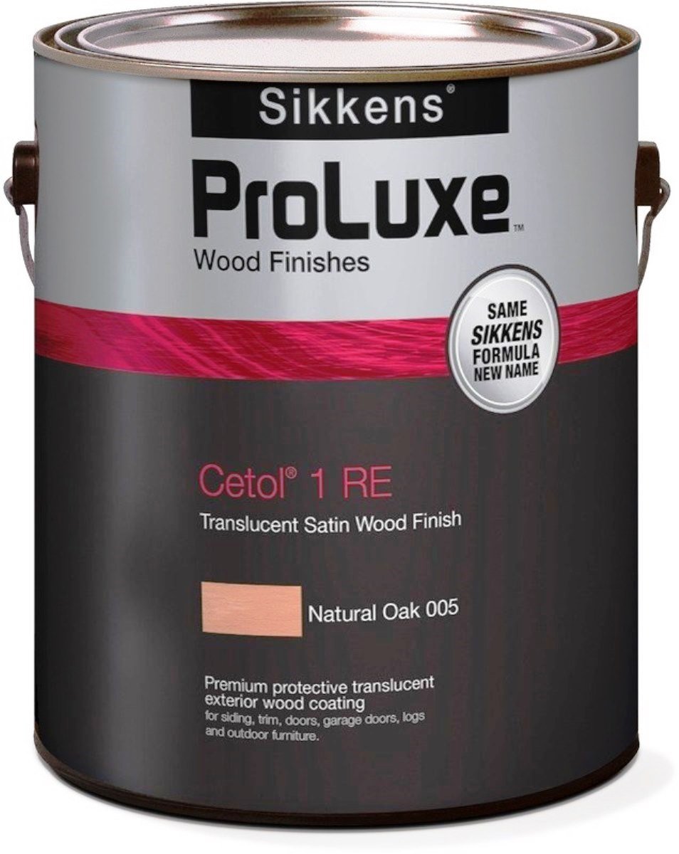 PPG SIK41005/01 ProLuxe Cetol 1 RE Transparent Satin Wood Finish, Nat Oak, 1 Gal