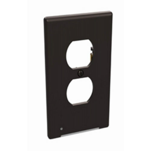 Westek LC-CCDO-DB Lumicover Core Classic Duplex Wall Plate Night Light, Bronze