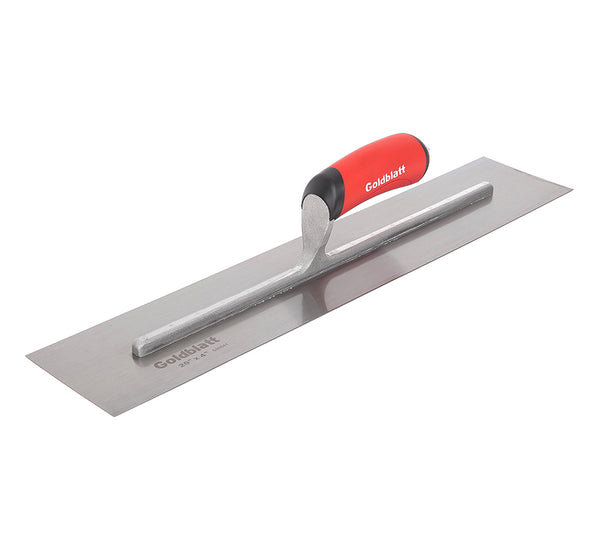 Goldblatt G06941 Finishing Trowel with Soft Grip Handle, 20" x 4"