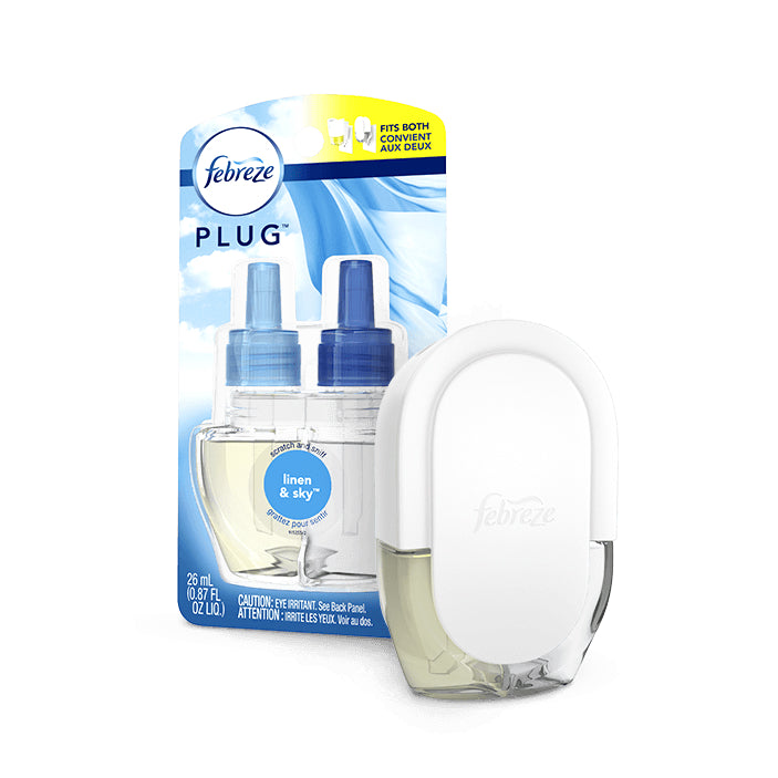 Febreze 74901 Linen & Sky Scent Plug, 0.879 Oz