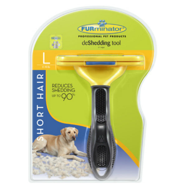 FURminator P-92913 Undercoat deShedding Tool for Short Hair Dog, Large