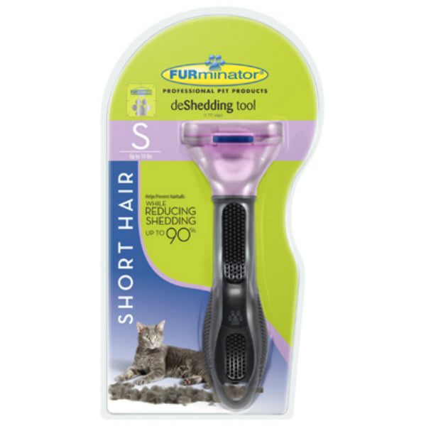 FURminator P-92927 Undercoat deShedding Tool for Long Hair Cat, Small