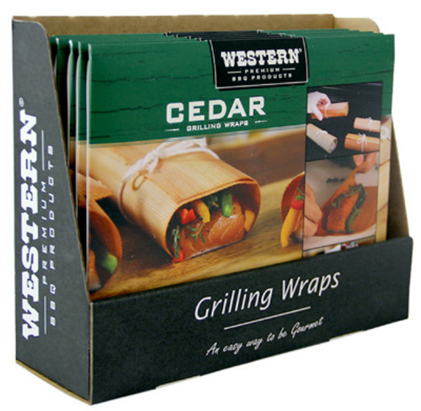 Western 81231 Cedar Grilling Wraps, 8-Piece