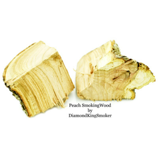 Diamond King Smoker PEACH-SMOKING-WOOD Impeccably Cured Smoking Wood, 5 Lbs