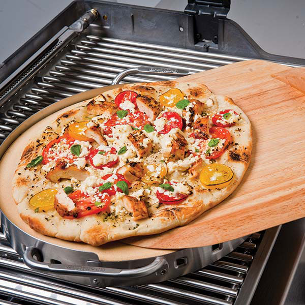 Broil King 69816 Pizza Stone Grill Set, Stainless Steel