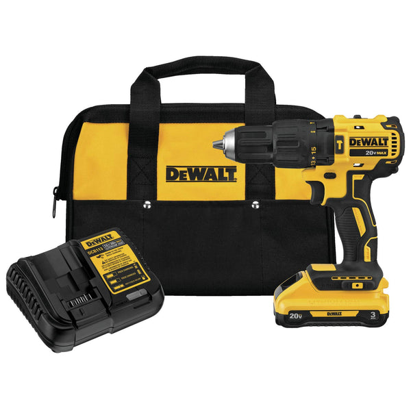 DeWalt DCD778L1 20V Max Lithium-Ion Cordless Brushless 1/2" Compact Hammer Drill