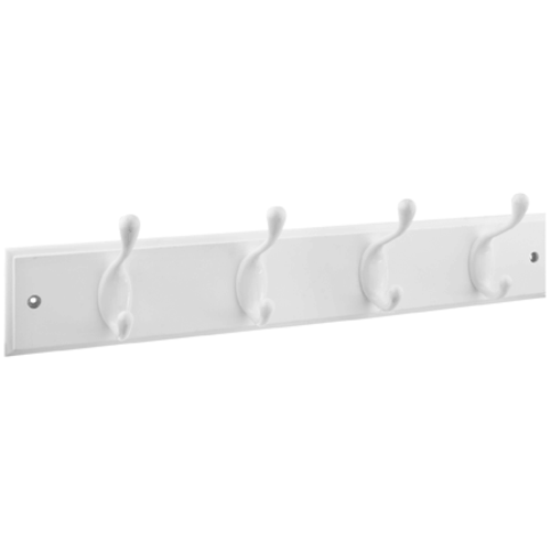 Stanley Hardware 827-121 Hookrail, White, 18" x 5/8" x 2.75"