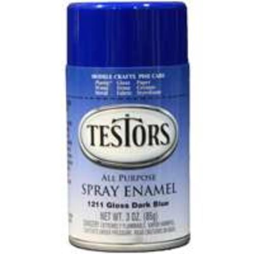 Testors 1211 Hobby & Model Spray Enamel Paint, 3 Oz, Dark Blue