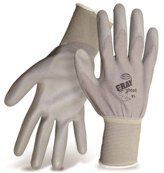 Boss 3000M Gray Ghost String Knit Gloves, Medium