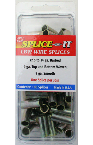 New Farm LBW1 Fence Wire Splice-IT, 100/Pack