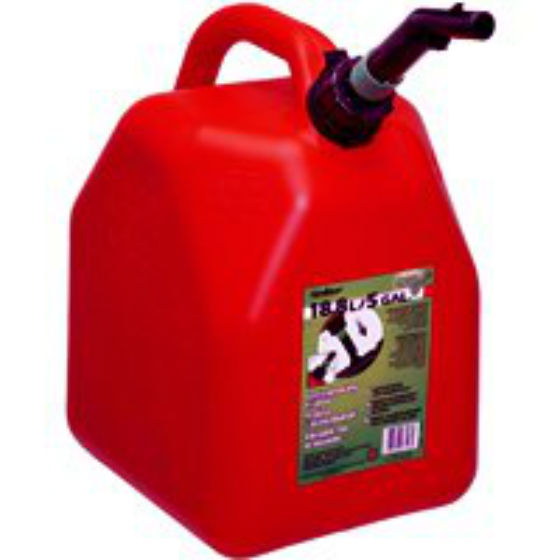 Scepter 05096 Polyethylene Gas Can 5 Gallon, Red