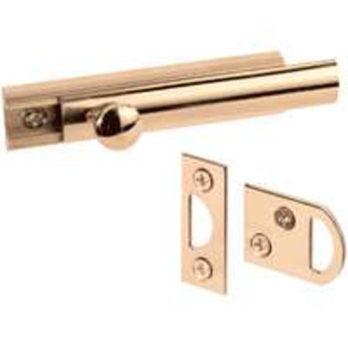 Prime Line U 9962 Surface Bolt, 3", Solid Brass