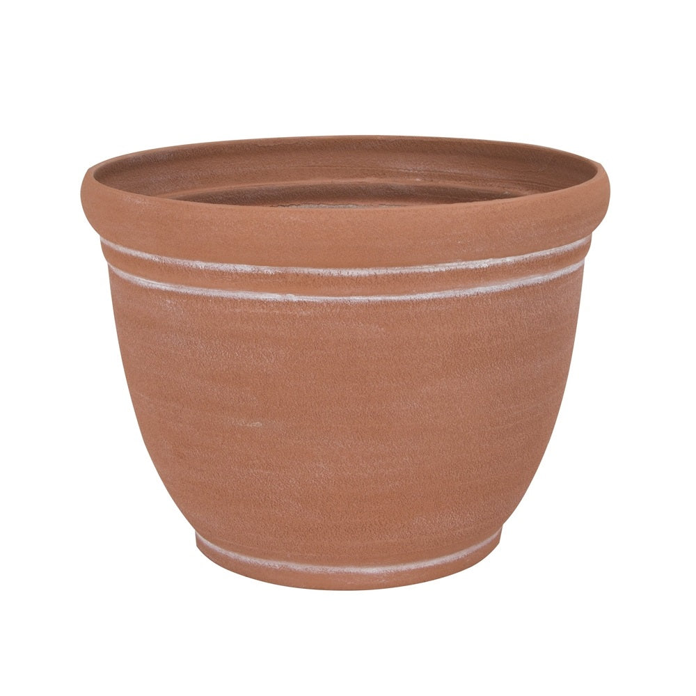 Landscapers Select PT-S058 Terra Cotta Resin Planter, 13"