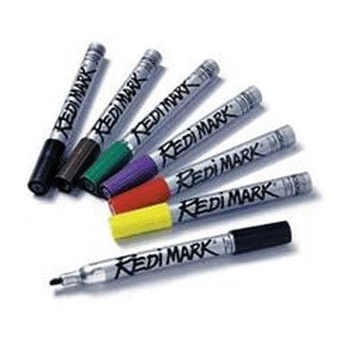 RediMark Metal-Barrel Permanent Marker - Black