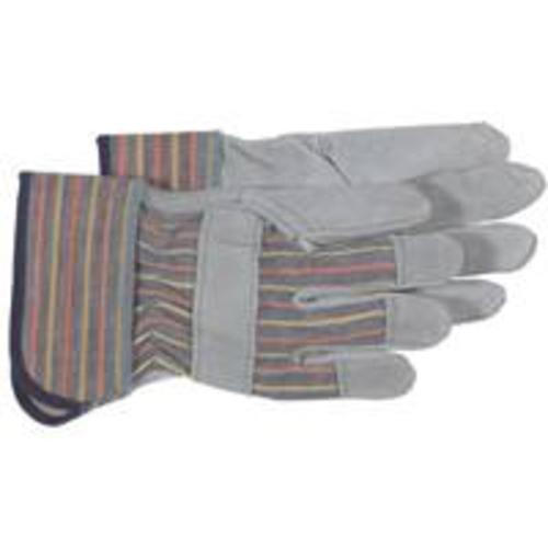 Boss 4094K Rubberized Safety Cuff Welder Gloves, Blue/Gray