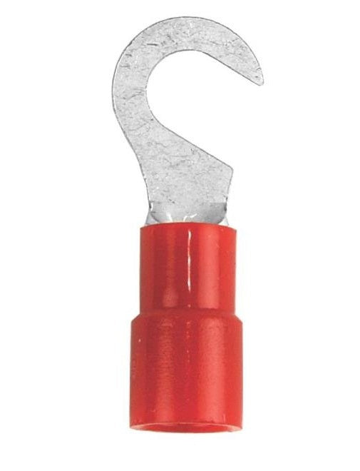 Jandorf 60957 Vinyl Insulated Terminal Hook, Red, CD/5