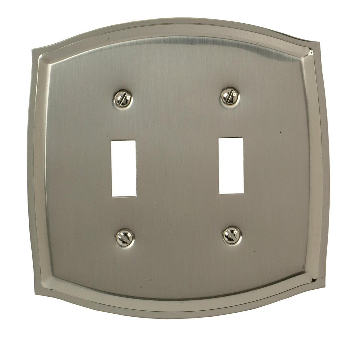 Amertac 76TTN Sonoma 2 Toggle Wallplate, Polished Nickel