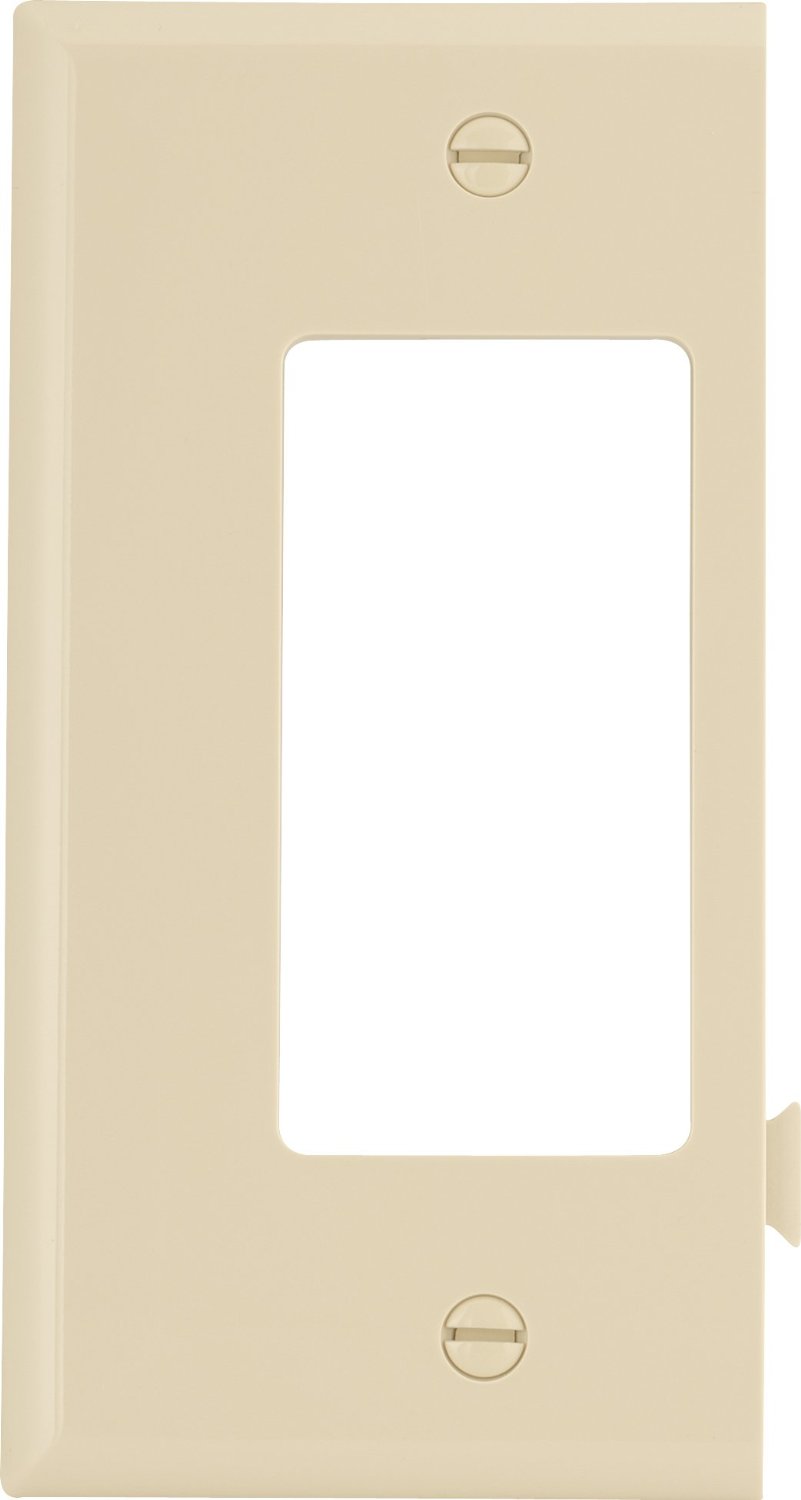 Cooper Wiring STE26V Snap-Tog Decorator End Plate, Ivory