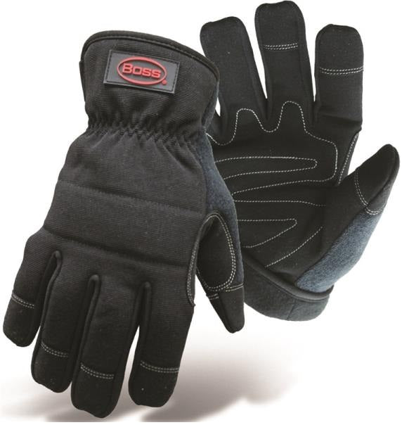 Boss 5207M Utility Padded Glove, Medium, Black