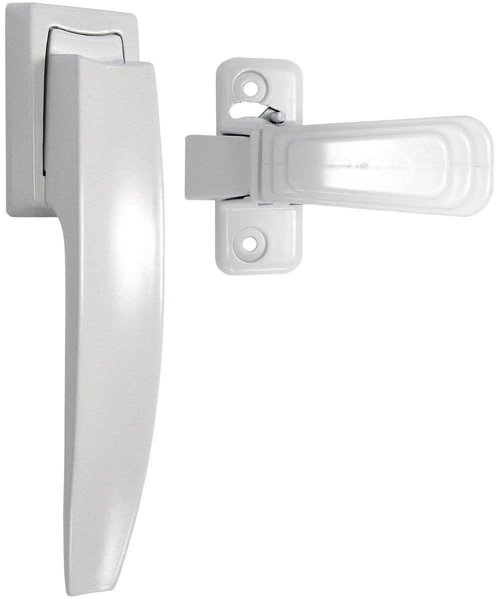 Ideal Security SK1994W Storm And Screen Door Pull Handle Set, White