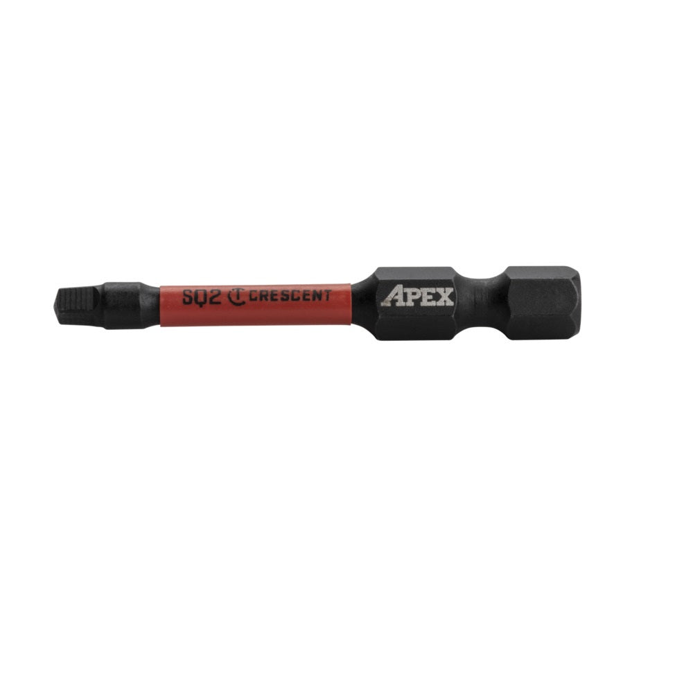 Crescent CAVB2SQ2-2 Square Vortex Impact Power Bit, Black Oxide