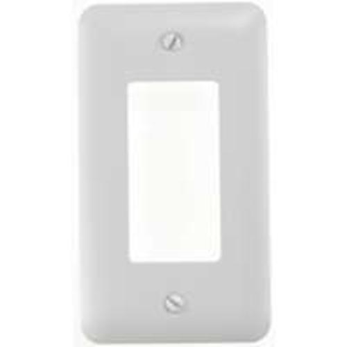 Amertac 935RW 1 Rocker-GFCI Wallplate, White