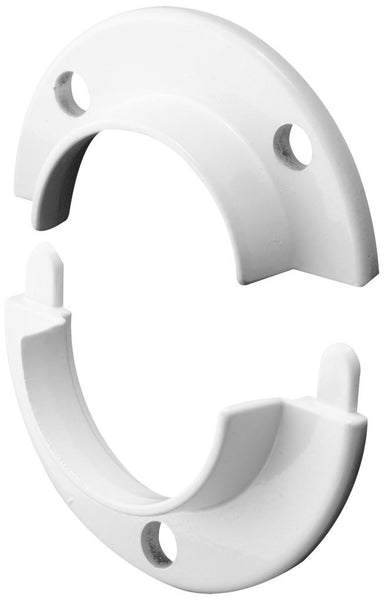 Prime Line N7050 Closet Pole Bracket, White