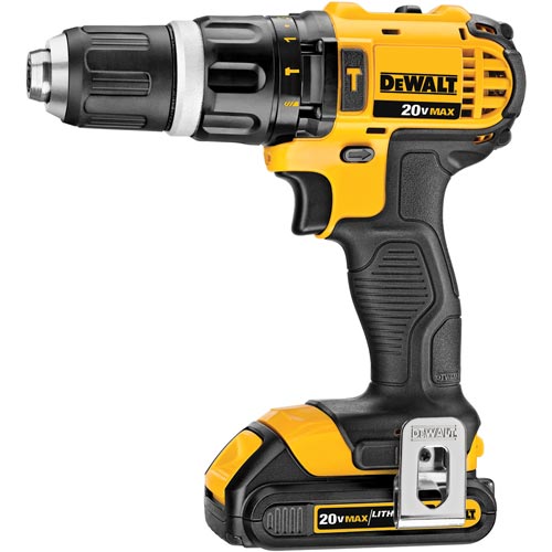 Dewalt DCD785C2 Lithium Ion Compact Hammer Drill/Driver Kit, 20V