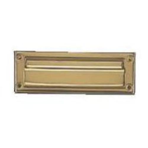 Mintcraft HR6001PB-3L Mail Slot, 7" x 1-1/2", Solid Brass