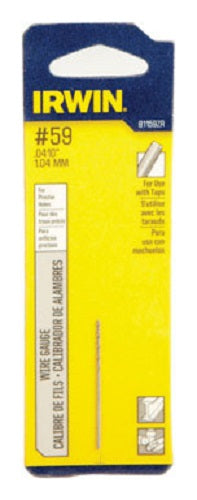 Irwin 81159ZR High Speed Steel Wire Gauge Drill Bit, #59