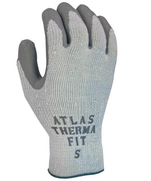 Boss 451S-07.RT  Atlas Therma Fit Gloves, Small, Gray