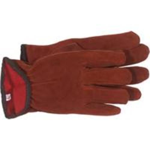 Boss 4175L Split Leather Glove Flannel Lined, Large