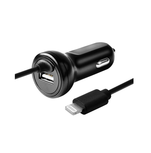 AmerTac PM1024FC8 Zenith Lightning 8-Pin Phone Car Charger, Black