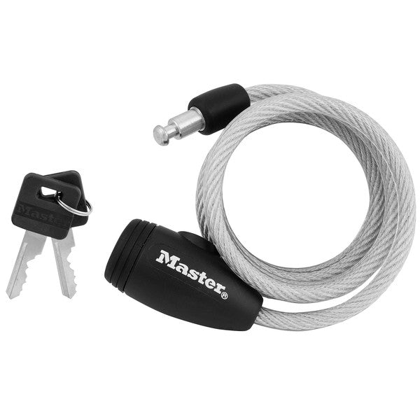 Master Lock 8109D Keyed Cable Bike Lock, 5&#039; x 5/16"