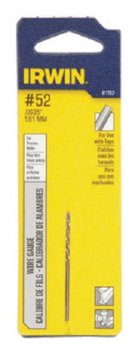 Irwin 81152 High Speed Steel Wire Gauge Drill Bit, #52