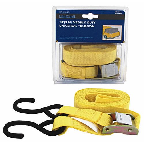 ProSource FH64053 Medium Duty Universal Tie-Down, 10&#039;