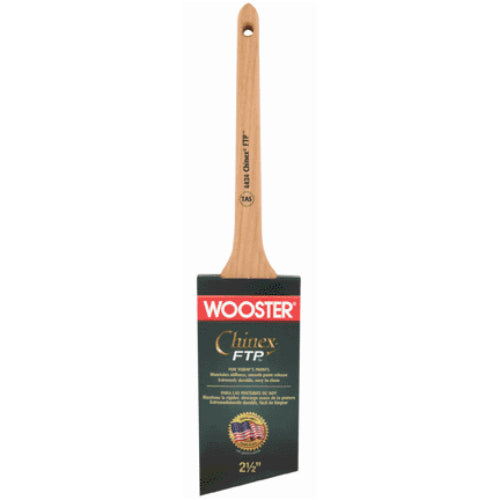 WOOSTER BRUSH 4424-2 1/2 FTP Angled Thin Paint Brush, 2-1/2 in