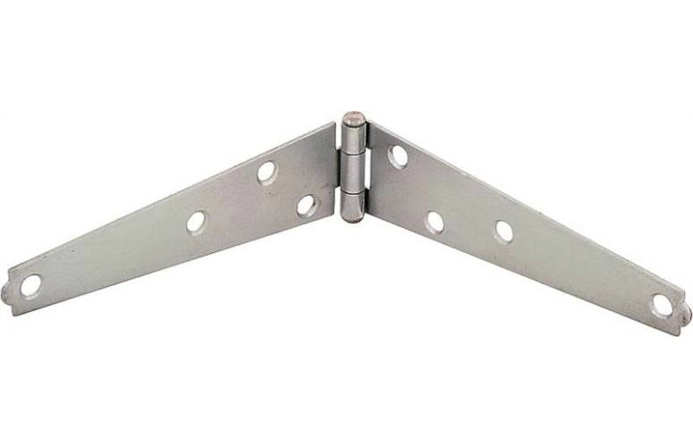 Prosource LSH-Z02-C2PS Light-Duty Strap Hinges, Zinc plated, 2"