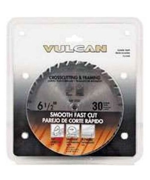 Vulcan 409071OR Smooth Cut Thin Kerf Circular Saw Blade, 6-1/2" Dia