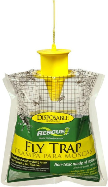 Rescue FTD-FD48 Disposable Fly Trap, Yellow