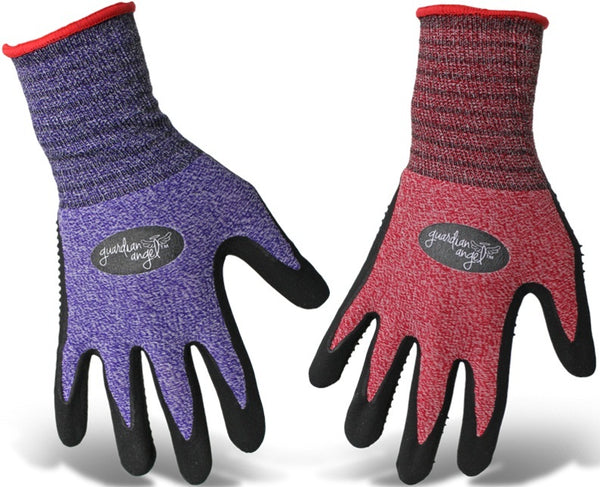 Boss 8444XS Guardian Angel Dotted Nitrle Grip Glove , X-Small, Assorted Colors