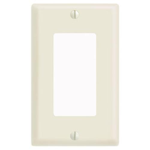 Cooper Wiring PJ26A 1-G Midsize Decorator/Gfci Wall Plate, Mid-size - 3.125" x 4.875", Almond Finish